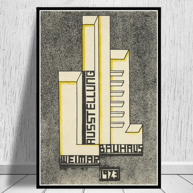 15 Плакаты и принты Bauhaus Ausstellung 1923 Weimer выставочный плакат настенное художественное полотно живопись для домашнего декора комнаты - Цвет: 15