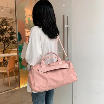 

Dry and Wet Separation Sports Gym Bag Waterproof Nylon Women Handbag Female Large Capacity Shoulder Bags Travel Bag Mochila