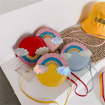 

Cute Cartoon Shoulder Bags Mini Bag Cute Little Girl Shinny Small Coin Wallet For Kids Gift Mini Coin Storage Bag