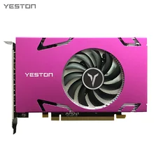 Yeston r7 350 4g d5 6minidp 6-screen placa gráfica suporte dividir exibição de tela 700/4500mhz 4g/128bit/gddr5 com 6 mini portas dp