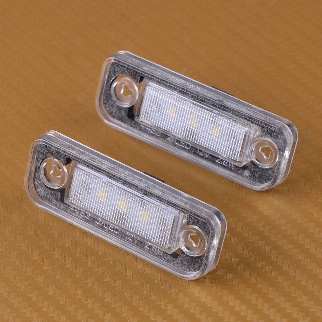 CITALL 3 SMD белый светодиодный номерной знак тег светильник без ошибок DC 12 В 5 Вт подходит для Mercedes Benz W203 5D W211 W219 R171