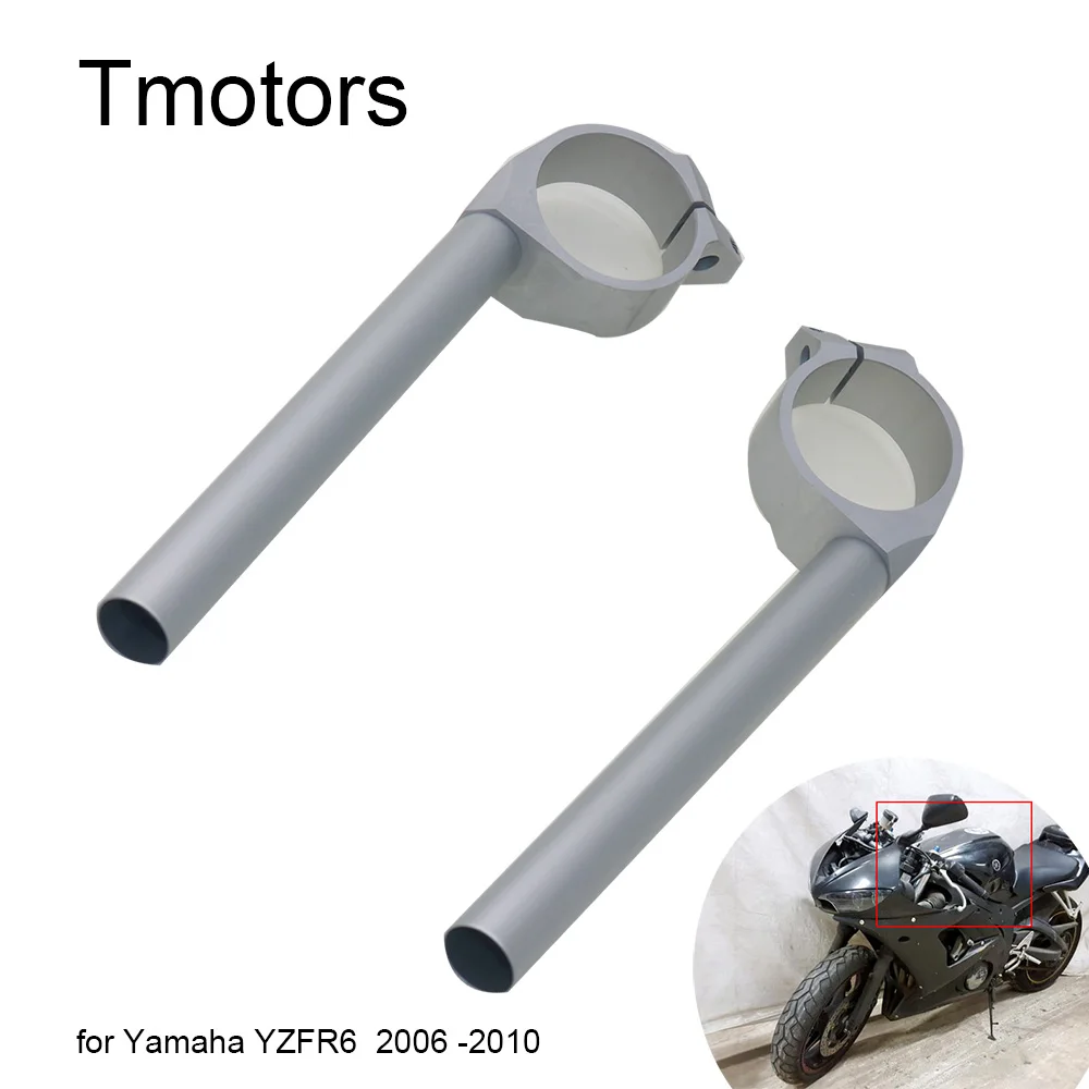 Motorcycle Clip on Handlebars 50mm For Yamaha YZFR6 YZF R6 2006-2007-2008-2009-2010-2011-2012-2013 Available