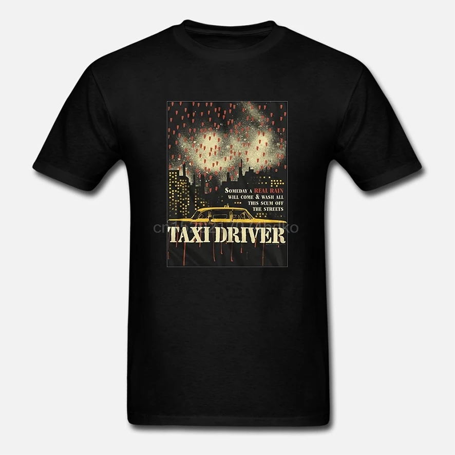 Robert De Niro 1976 Taxi Driver Movie Wash Scum Off The Streets Adult T Shirt |