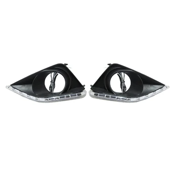 

2Pcs for Toyota Corolla 2007-2009 Daytime Running Light Modified Corolla Fog Light LED Daytime Running Light