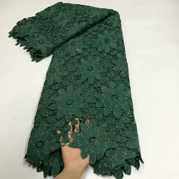 

nigerian African Lace Fabrics 2020 High Quality Lace Material Guipure Cord Lace Fabric For Wedding Party Sewing
