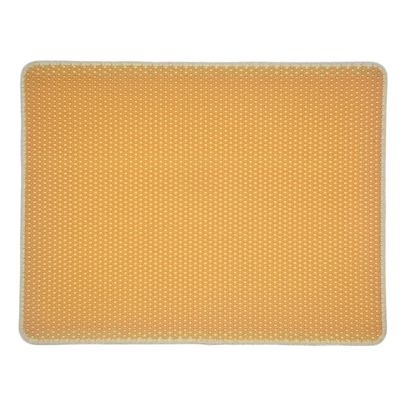 Beige yellow Коврик для домашних животных, кошек, подстилка для кровати, напольный портативный двухслойный EVA двухслойный коврик для кошек, водонепроницаемый домашний коврик, товары для кошек - Цвет: Beige yellow