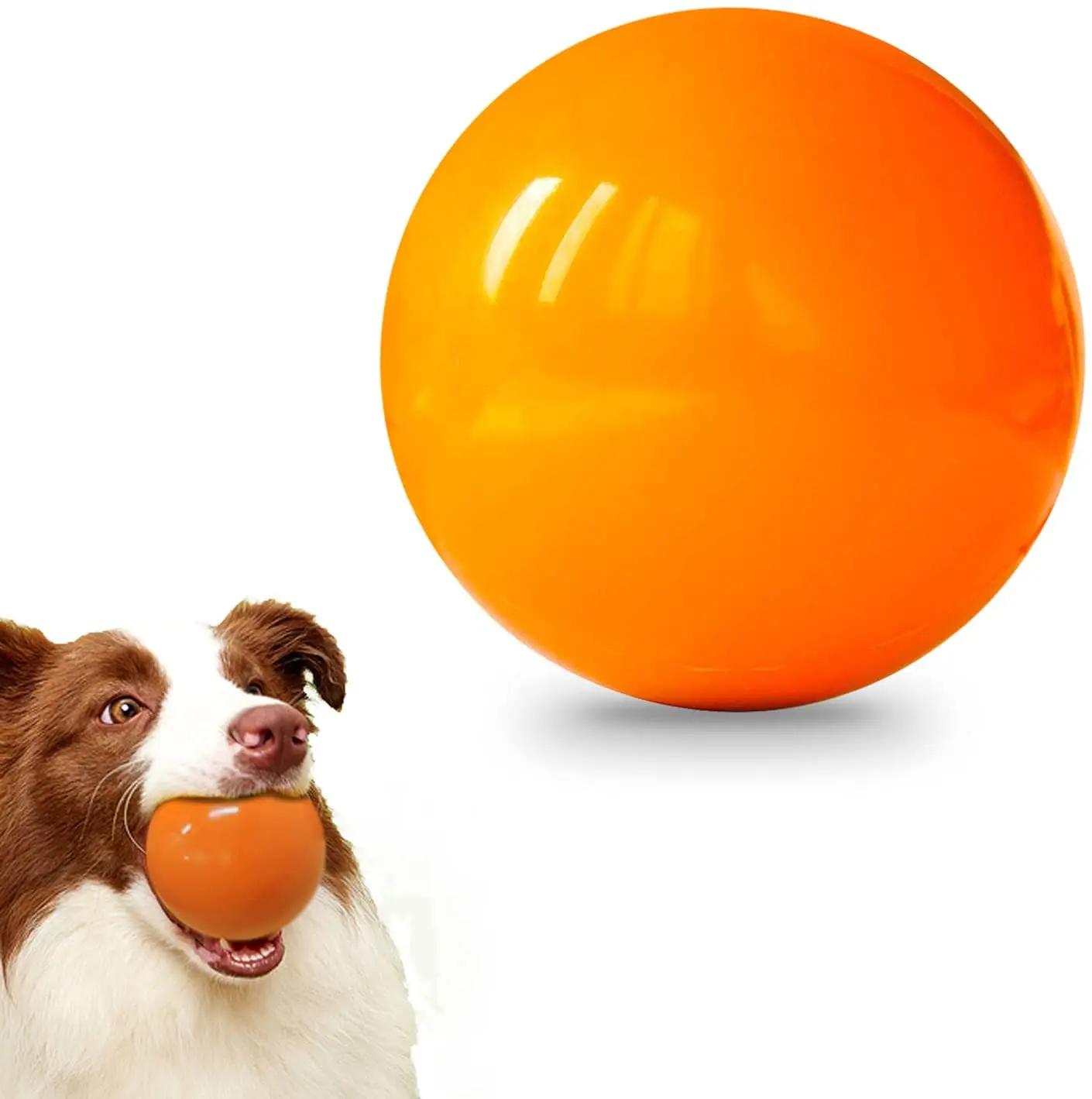 DLDER Indestructible Dog Toy Ball, 100 Safe & Non Toxic, Floating