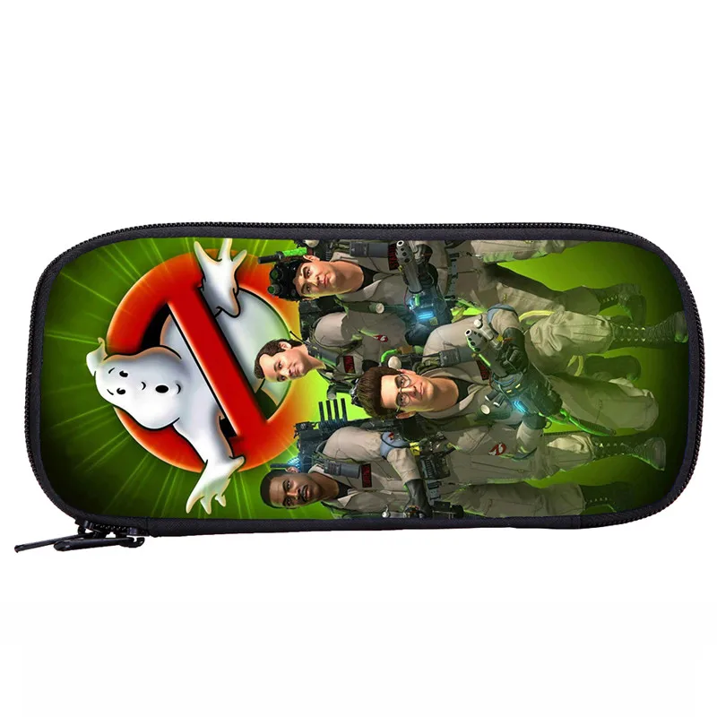 Кошелек для детей Ghostbusters мультфильм ткань Оксфорд Карандаш Чехол для мальчиков; обувь для девочек; обувь для студентов; Карандаш сумка для школьных принадлежностей ручка коробки Детский кошелек - Цвет: Зеленый
