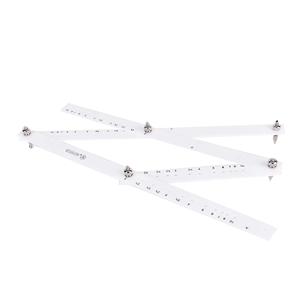 34cm Drawing Ruler Artist Pantograph Folding Ruler Reducer Enlarger Tool Art Craft For Office School Supplies drawing ruler folding ruler
