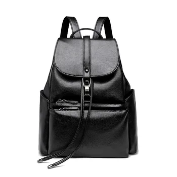 

2020 New Backpack Lady Korean Casual Travel Bag Multifunction Backpack Black Backpack Women Backpack