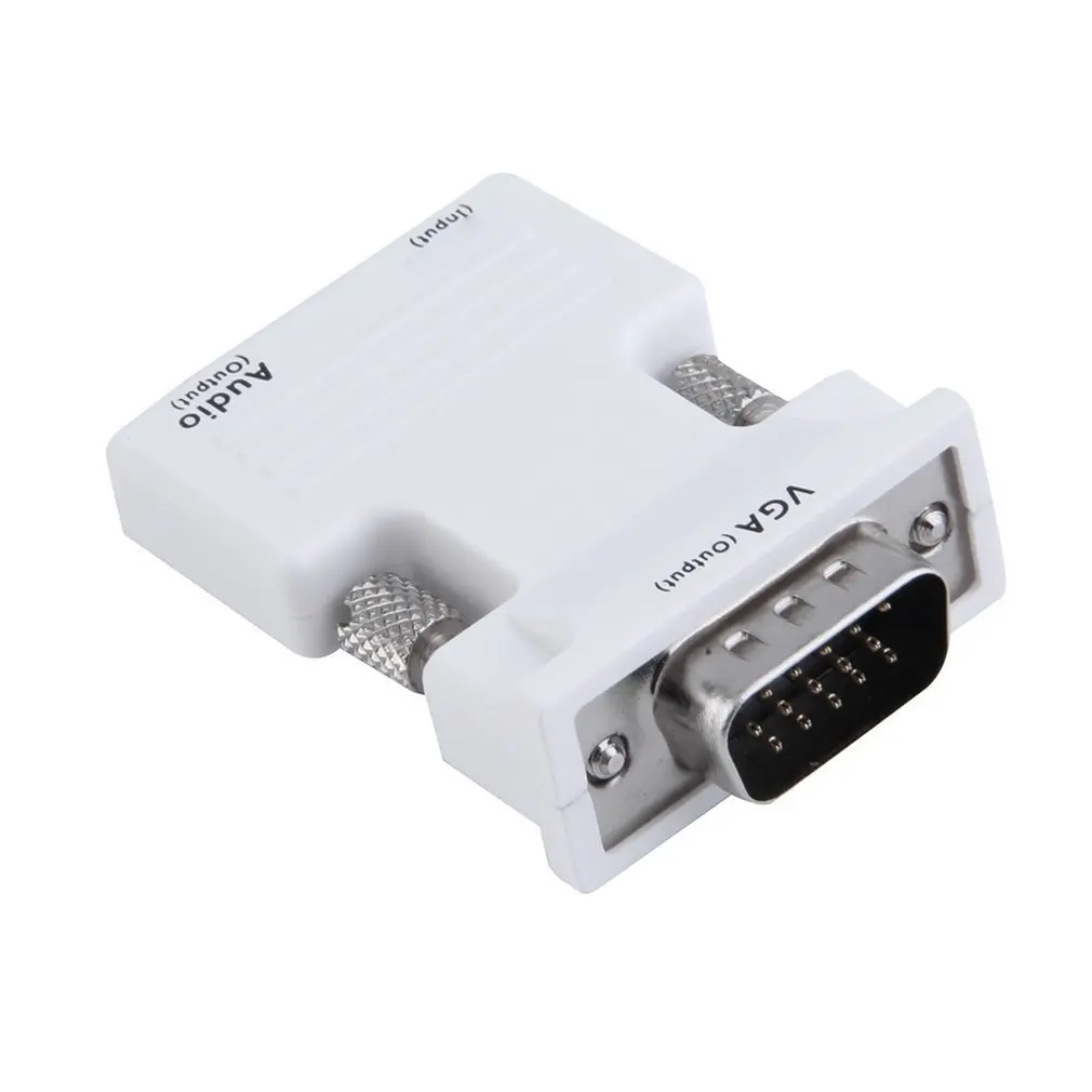 Адаптер HDMI-совместимый с женским и мужским разъемами VGA поддержка вывода сигнала