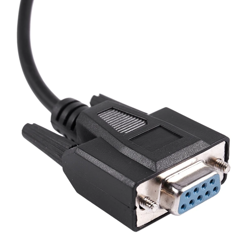 Горячее предложение! Распродажа! 2,4 м IC690ACC901 RS232/RS422 адаптер PLC Кабель для программирования GE 90-30 черный