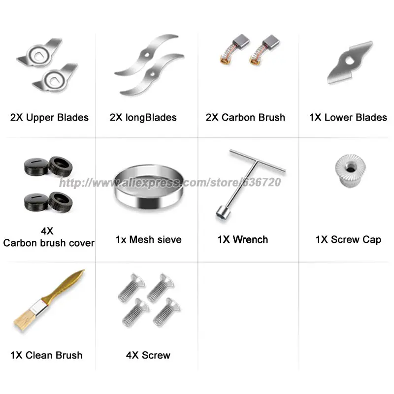 Description Picture 2 of item800g Swing Type Electric Grains Herbal Powder Miller Dry Food Grinder Machine high speed Intelligent Spices Cereals Crusher