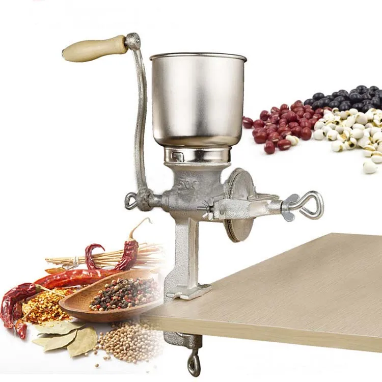 Dropship Home Or Commercial Manual Grain Mill Stainless Steel