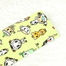 Полуметровое эластичное платье из хлопка в Северной Европе с рисунком из мультфильма ткань ручной работы сделай сам одежда детская одежда хлопок CR-17