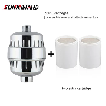 

Water Filter Purifier Kdf+calcium Sulfite Shower Bathing Softener Chlorine Removal Attach 2 Extra Filters Water Purifier