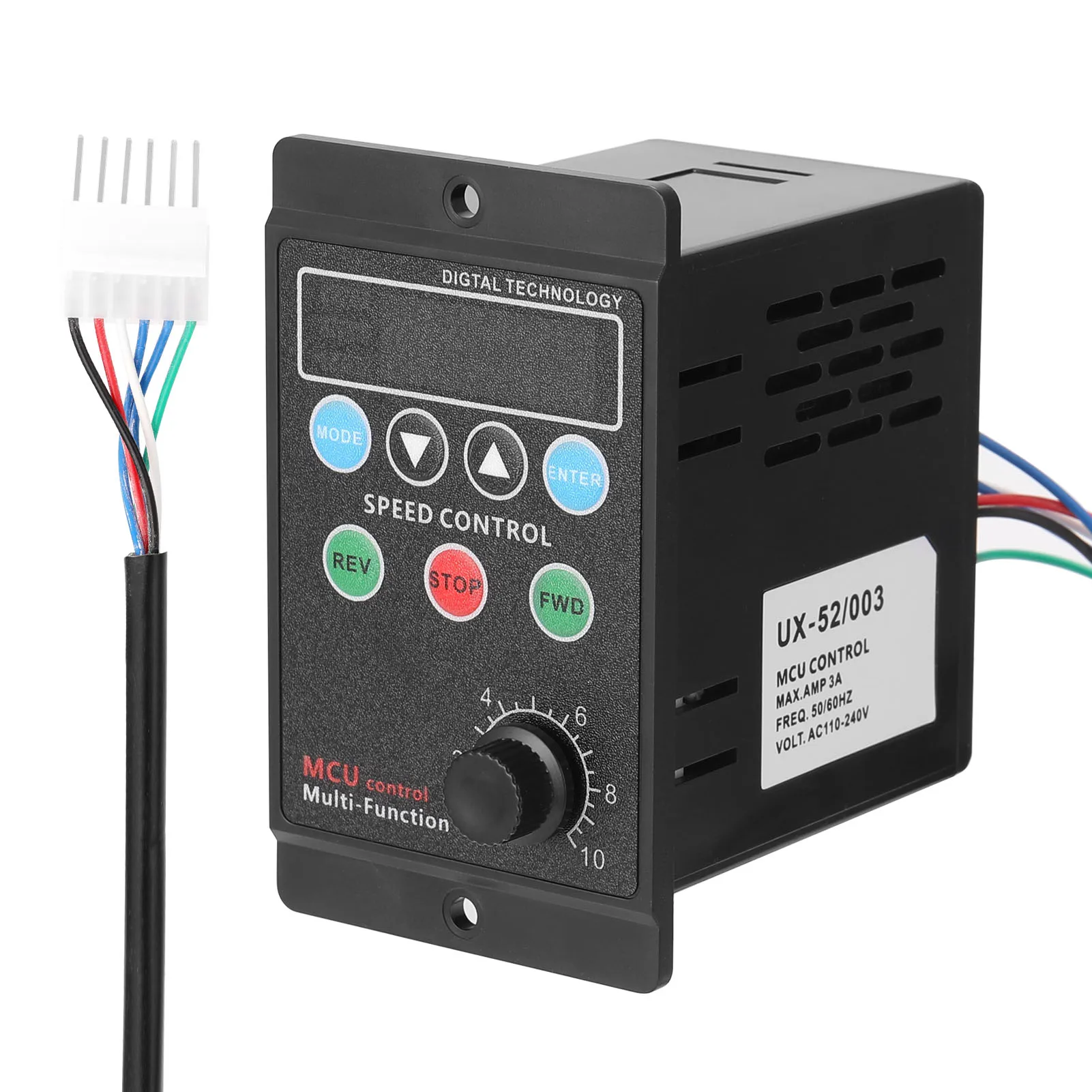 Multifunctional 400W AC220V Motor Speed Controller Motorspeed Regulator Controller Display Rate Target Value Settable
