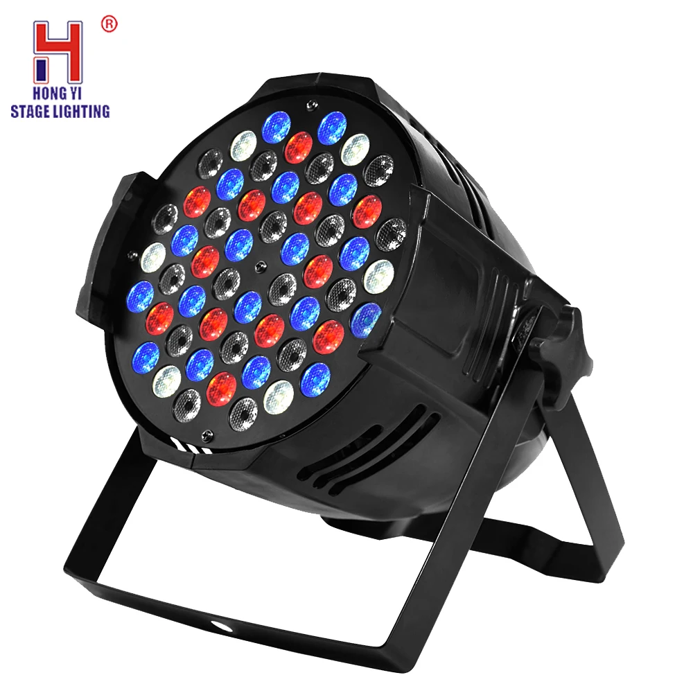 Светодиодное оборудование для дискотек par 54x3w RGBW с DMX512 для клубной дискотеки DJ звук активированный диско шар рождественское Освещение сцены dj club par