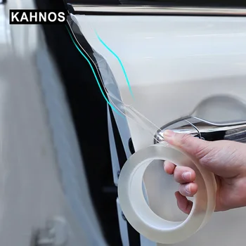 

Car Bumper Protector Stickers Anti Scratch Transparent Nano Tape Auto Trunk Sill Scuff Protector Film Door Edge Protective