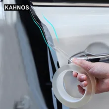 Pegatinas protectoras para puerta de coche, Nano cinta transparente antiarañazos, película protectora para Borde de puerta