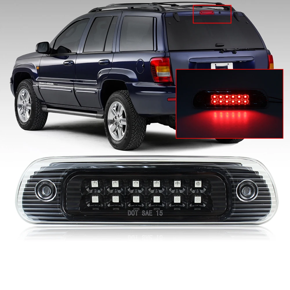 Для Jeep Grand Cherokee 1999-2004 светодиодный третий Третий стосветильник задний фонарь