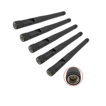 

10Pcs SMA 2.4GHz 3dBi Omni WIFI Antenna Sma Male (Pin) Interface Omni-Directional for Wireless Router Wireless PCI Card