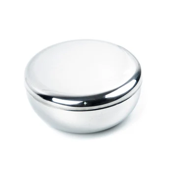 

2020 High Quality Korean Stainless Steel Rice Bowl W/cover Cooking Dish Warm Kitchen Traditional