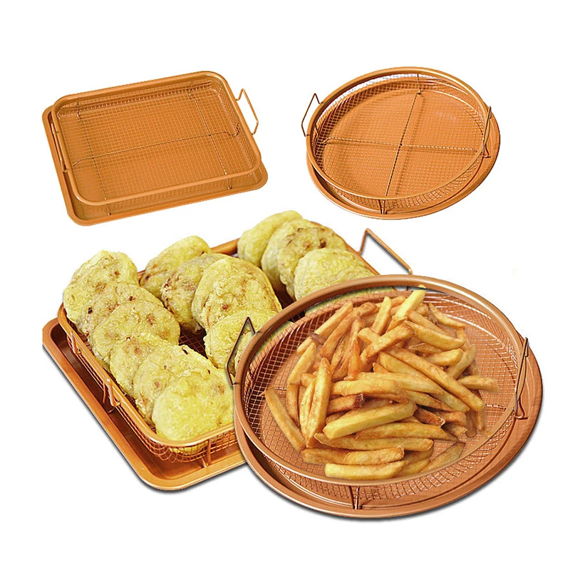 Жаровня из нержавеющей стали противень с антипригарным покрытием для печенья и