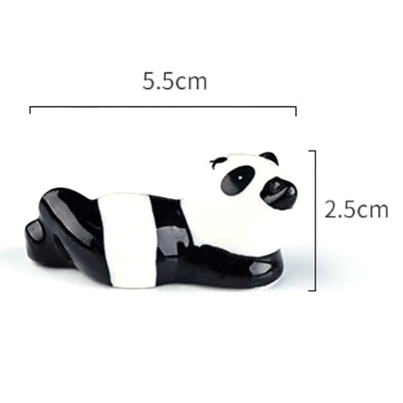 Милая мультяшная панда, керамические палочки для еды, подставка для палочек для еды, практичная модная кухонная посуда