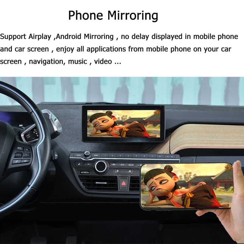 ú ׷̵  ī÷  , BMW i3 i8 2014 2015 2016 2017 NBT ȵ̵ ڵ ̷ ũ ī ÷ afce