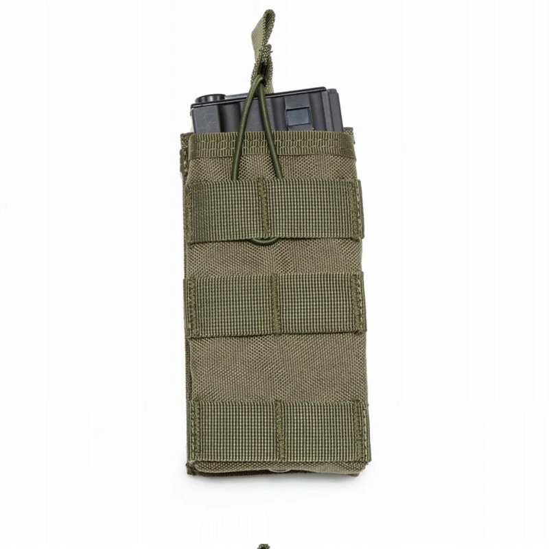 Охотничий страйкбол Molle тактический военный Molle зажим AR15 M4 5,56. 223 подсумок для одного магазина Wargame gear с открытым верхом картриджный мешочек