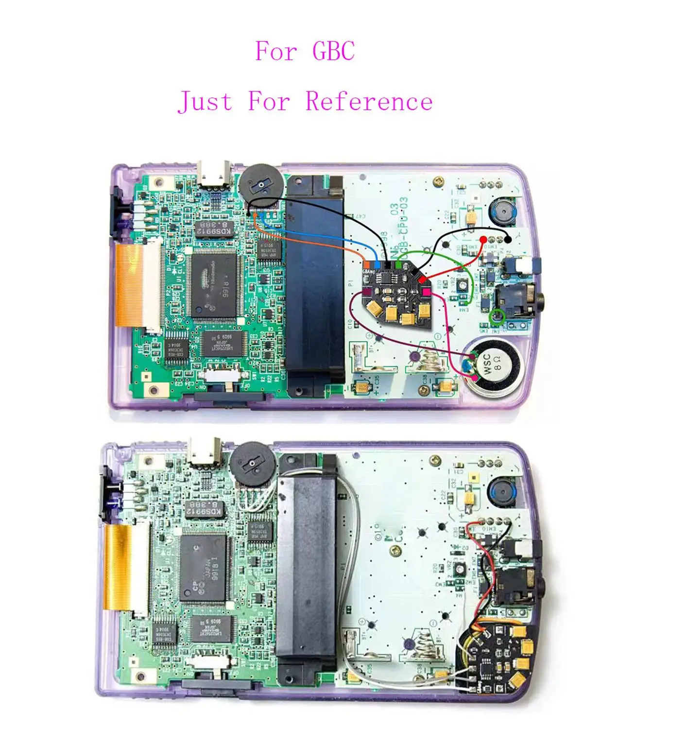 Звуковой аудиоусилитель модуль расширения EMI, совместимый с Nintendo GB GBA GBC GBP