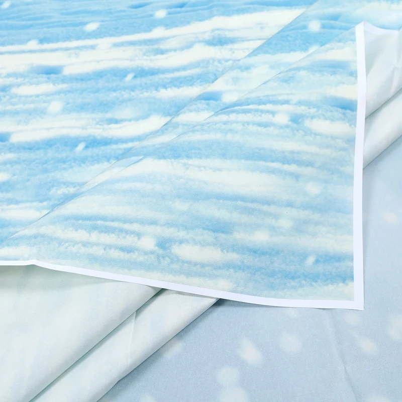 Hot 3C-5x7ft Winter Photography Backdrops White Freeze Snow Photo Backdrop for Children Background
