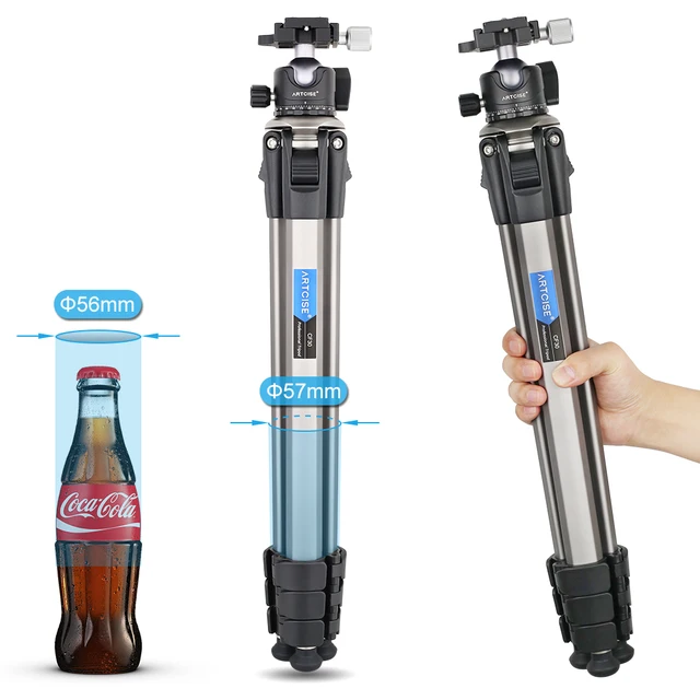 Professional Camera Tripod with Phone Holder Stand - Image 2
