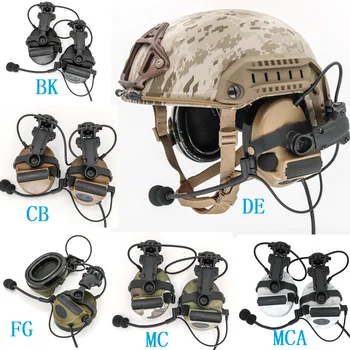 TAC SKY COMTAC 전술 헤드셋 COMTAC II 헬멧 마운트 소음 감소 픽업 슈팅 헤드셋 PTT 어댑터 무전기 헤드셋