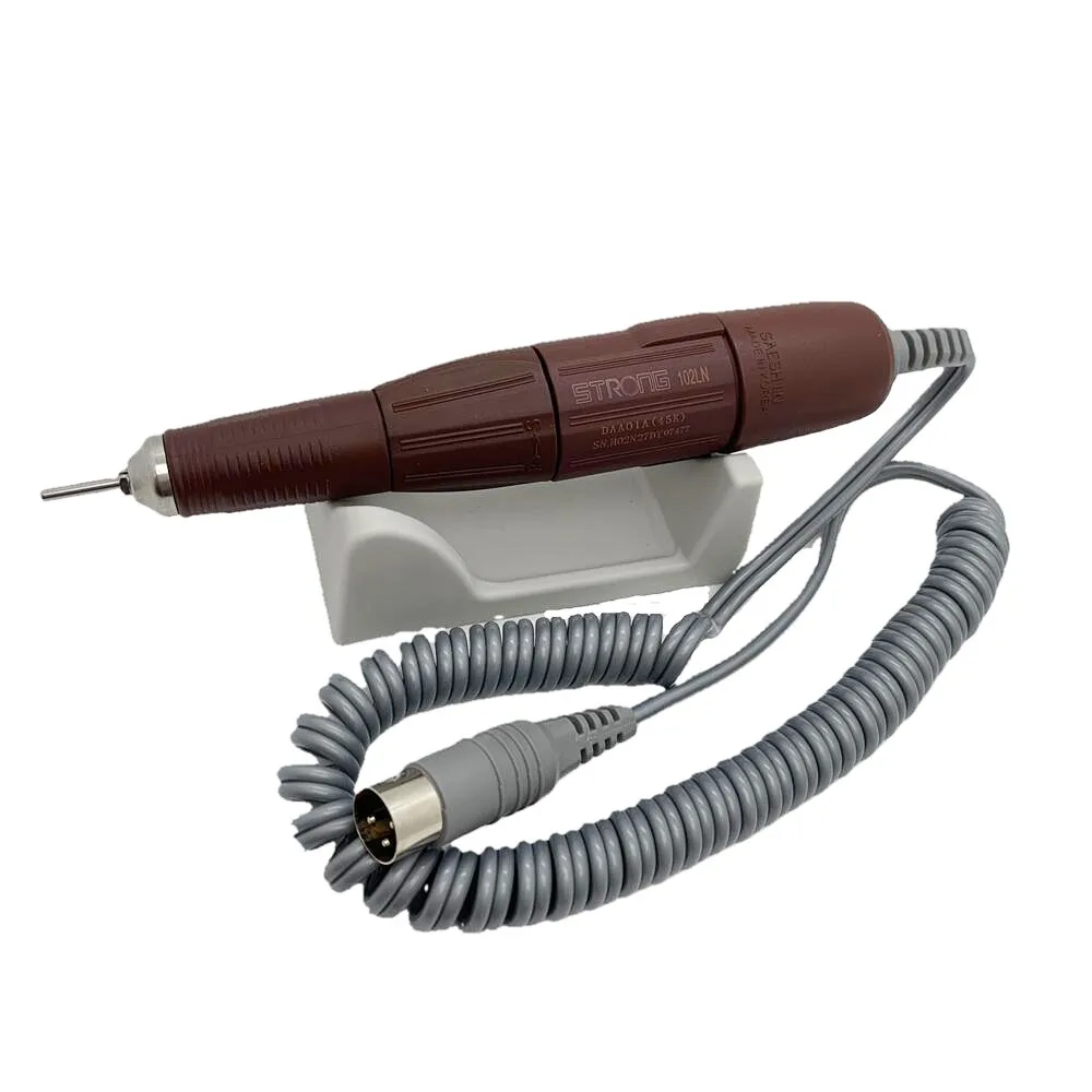 Micromotor Handpiece 102LN 45000RPM For Strong 210 90 204 207 Marathon Control Box Electric Manicure Drill Pen Manicure Handle electric nail drill electric nail grinder electric motor