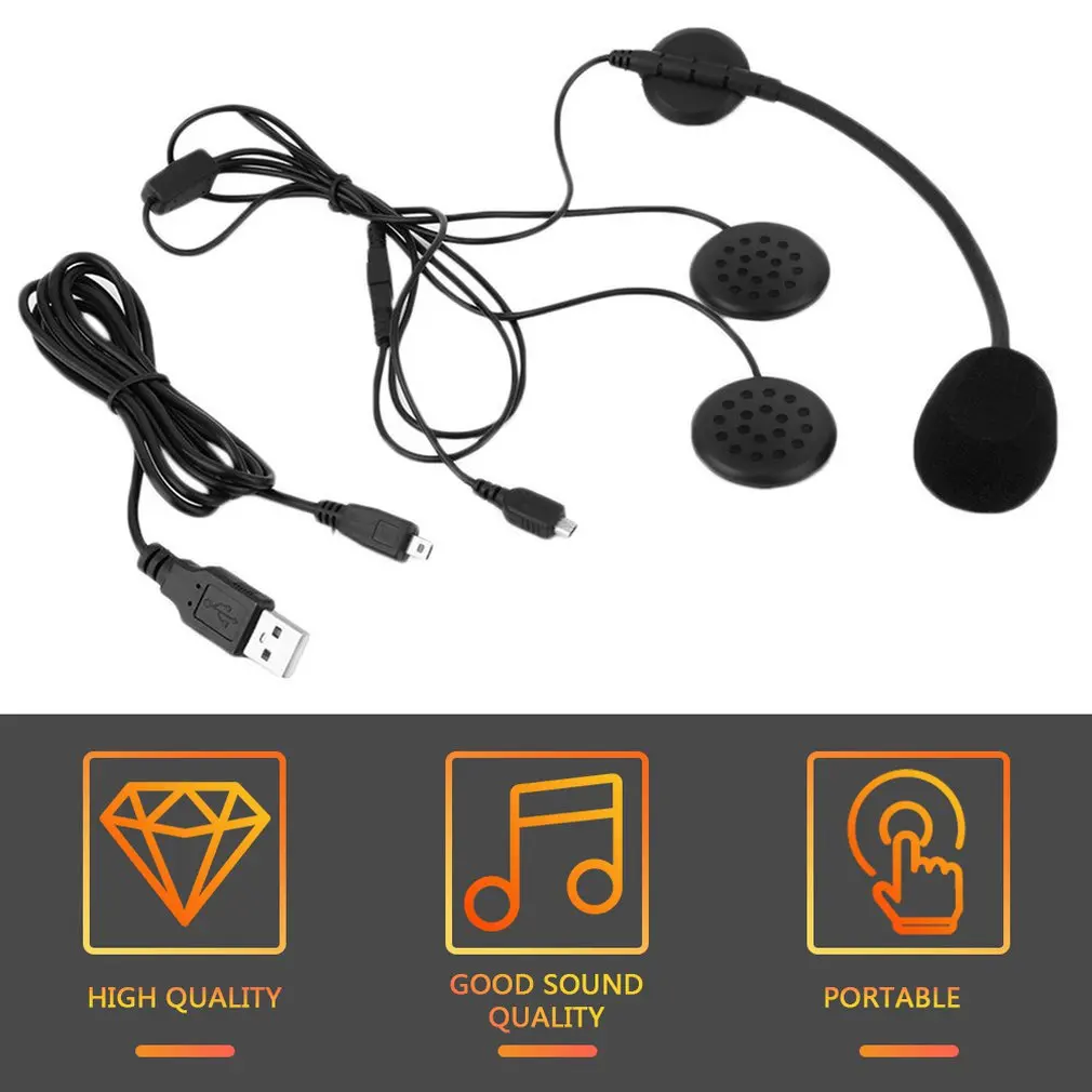 ABS пластик 550mA Bluetooth шлем для мотоцикла мопеда гарнитура наушники музыка вызов ответ на входящие звонки Hands Free