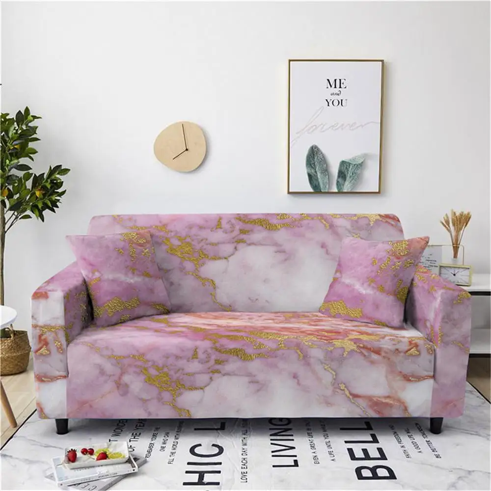 SF008-17 ZEIMON диванные покрывала для диванов Мрамор геометрические диван Ipad Mini 1/2/3/4 местный современный Стретч эластичные Чехлы для Декор в гостиную - Цвет: SF008-17