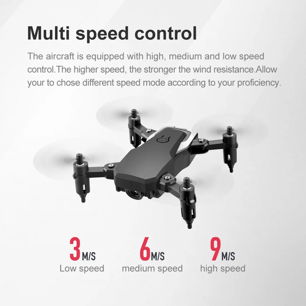 LF606 складной Радиоуправляемый Дрон с 4K HD камерой удержание высоты 3D переворачивает Безголовый режим мини-приложение управление вертолет самолет