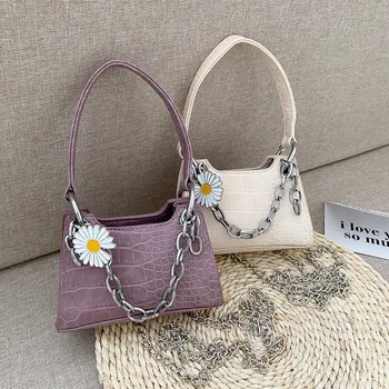 

Small bag 2020 new net red high-quality summer season mini portable chain crocodile pattern one-shoulder messenger bag