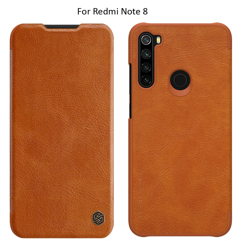 Кожаный флип-чехол Nillkin Qin для Xiaomi Redmi Note 8 Pro 8T