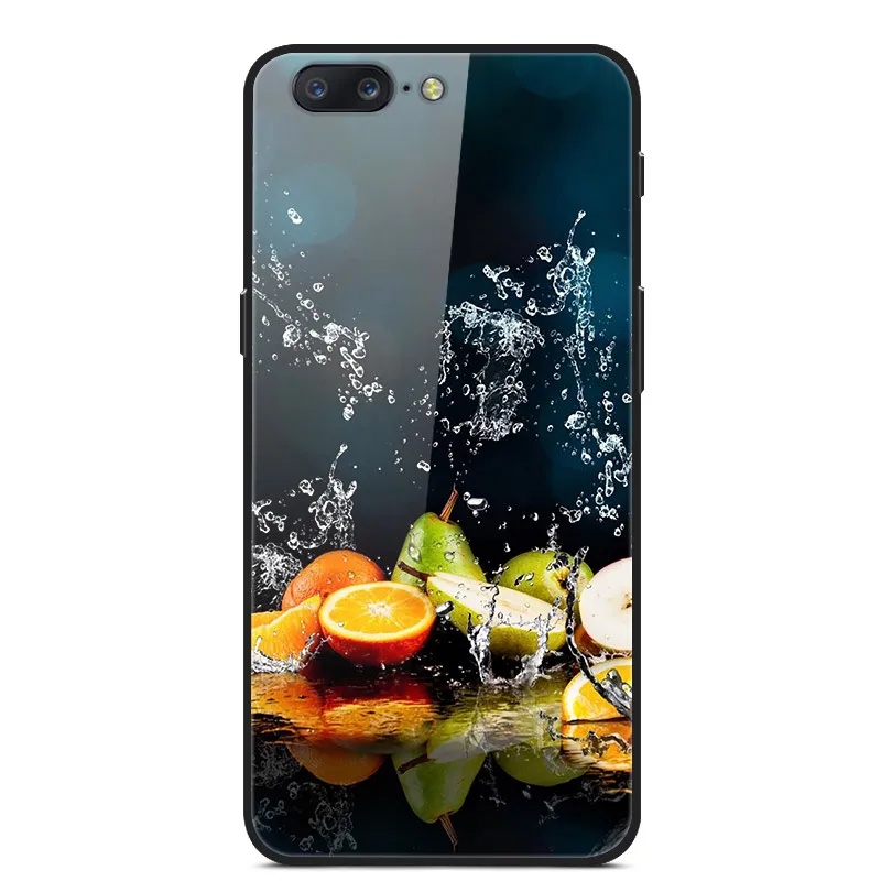 Для Oneplus 5 5 T чехол из закаленного стекла жесткий чехол для телефона для Oneplus 7 Pro TPU бампер чехол s для One plus 5 T 7 Pro Coque - Цвет: 27