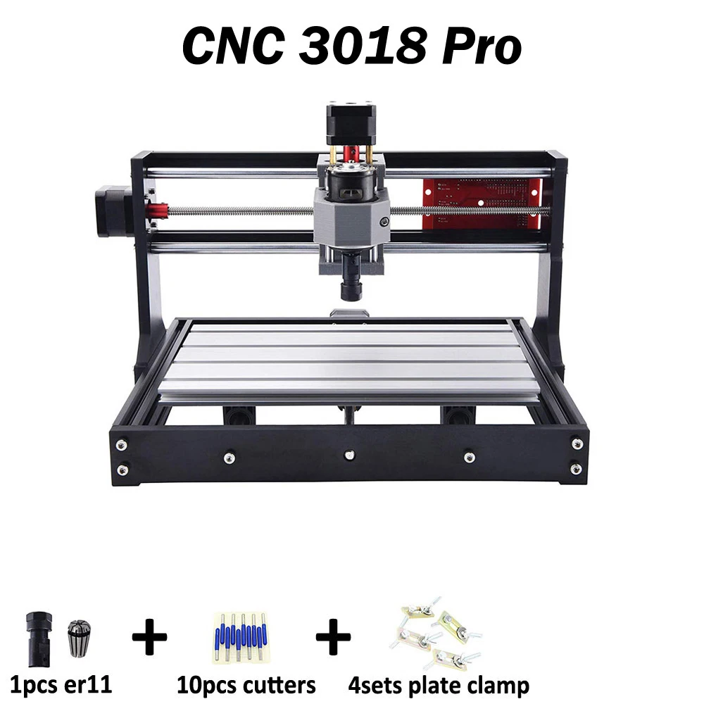 Set1-Standard CNC 3018 PRO станок с ЧПУ GRBL контроль фрезерный станок с ЧПУ DIY гравировальный станок с ЧПУ гравер ЧПУ деревянный маршрутизатор CNC3018PRO - Цвет: Set1-Standard