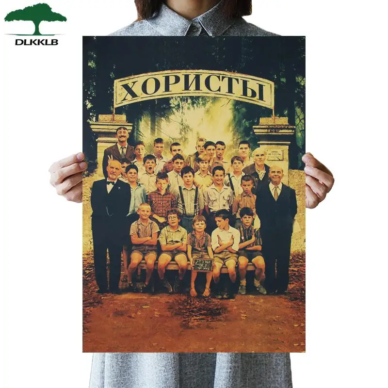 As show DLKKLB фильм Ретро плакат коллекция Украшение винтажная декоративная живопись плакаты гостиная ядро крафт-бумага наклейки на стену - Цвет: As show