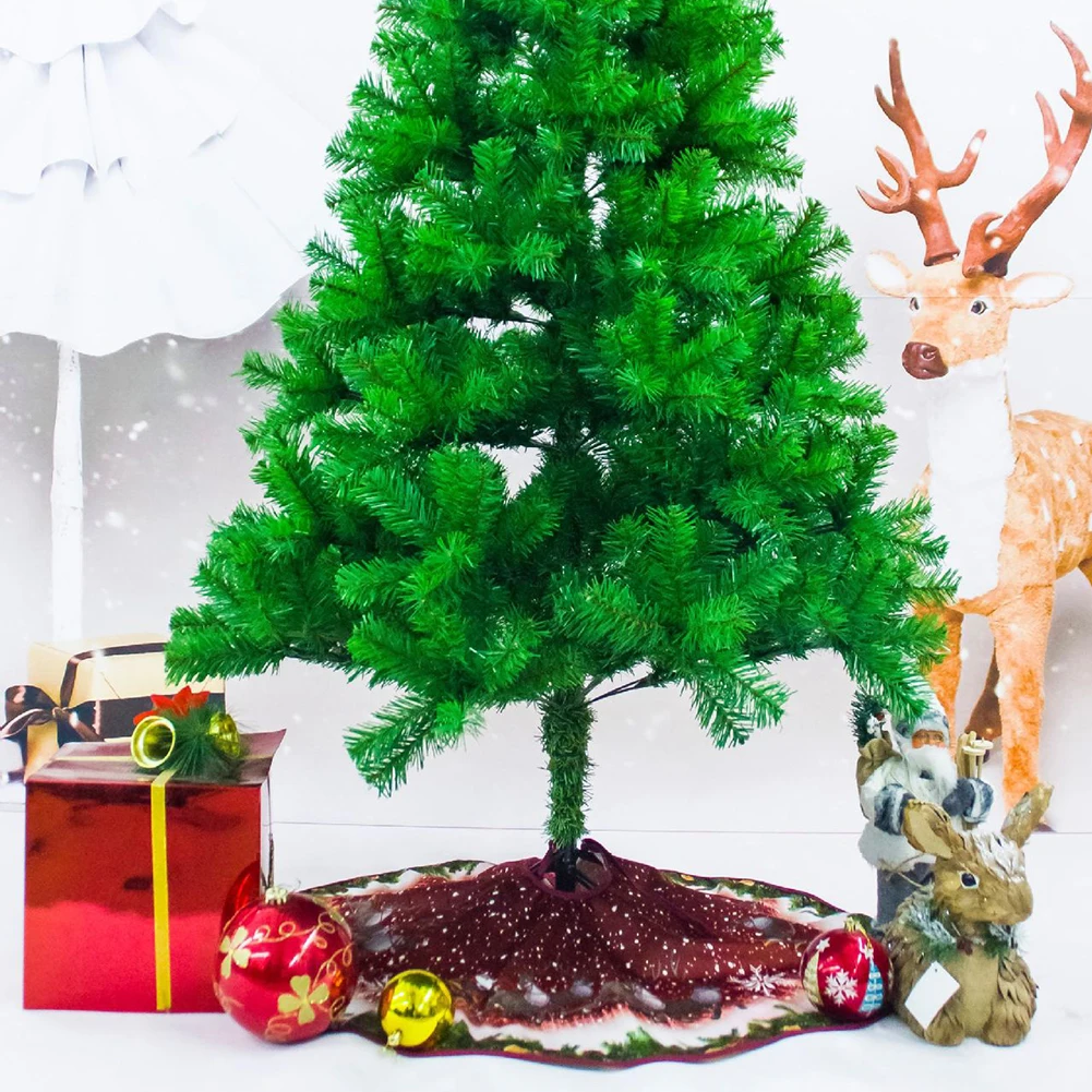 90 см мультфильм нетканый материал Рождественская елка юбка Merry Christmas Home новогодний декор