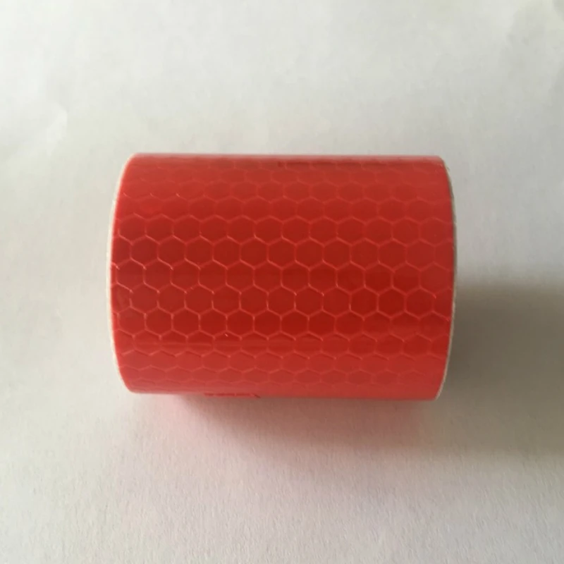 Cinta de advertencia reflectante para coche, cinta reflectante de seguridad para bicicleta, 100cm x 5cm, 1 rollo