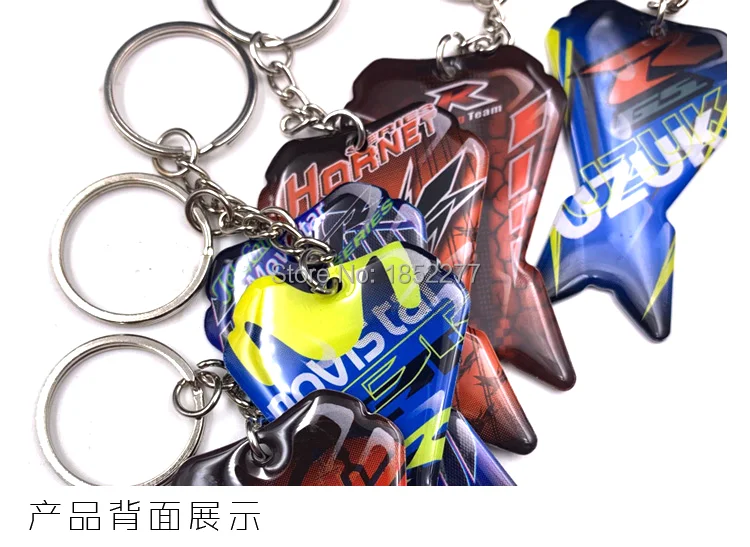 Для Марка Ducati Honda Yamaha KTM Kawasaki значок брелок для мотоцикла вышивка брелок коллекционный брелок