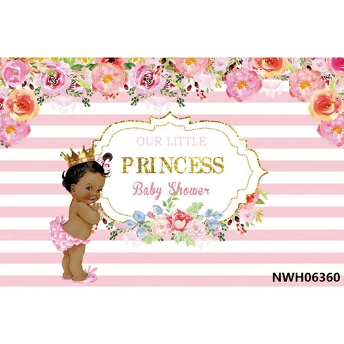 Yeele Baby 1st Birthday Backdrop Girl Princess Baby Shower Золотая Корона розовая пользовательская фотография Виниловый фон для фотостудии - Цвет: NWH06360