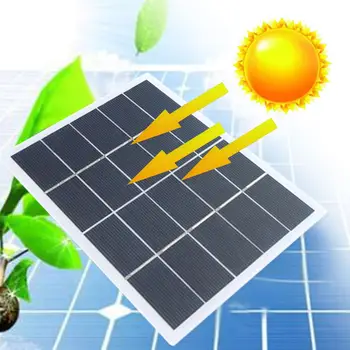 

5V DC5521 Solar Panel Solar Power Charger Energy Saving Mini Polycrystalline 3.7V DIY Module