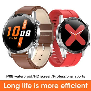 

L13C Smart Watch IP68 Waterproof Sports Smartwatch Heart Rate Monitor Blood Pressure ECG Functions For Women Men Kids Call Watch